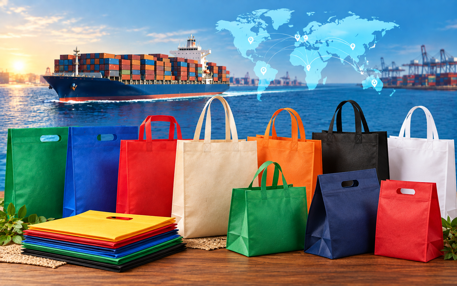 Non-woven shopping bags
